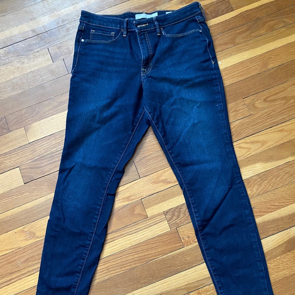 Athleta straight leg jeans with Sculptek size 12